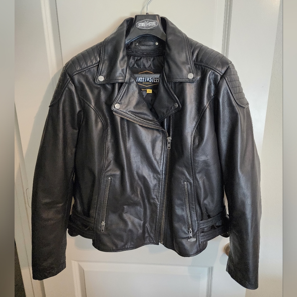 Street & Steel Madison Women's Motorcycle Jacket 2XL NEW